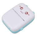 Miniatyrbillede 7 af 8: Mini Termisk Printer Bærbar Hjælp Læring Mange Videnspunkter Lomme Mini Printer til Skoleartikler Hvid Grøn