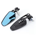 Miniatyrbillede 4 af 8: Universal Motorcykel Bakspiegel - 2 stk. 7/8in Anti-Glare Styrende, 180 grader justerbar