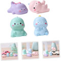 Miniatyrbilde 2 av 6: Cabilock 4stk Små Dinosaur Ornamenter Dekor Dinosaur Figurer Mini Dinosaur Ornament Dinosaur Statuer