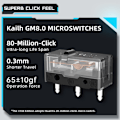Miniatyrbillede 4 af 7: Trådløs Gaming Mus, 26.000 DPI, PAW3395 Sensor, RGB Baggrundsbelysning, Ergonomisk Design, 6 Programmerbare Knapper, Lang Batterilevetid, Ultralet Black M7 Pro