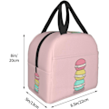 Miniatyrbillede 5 af 6: Kawaii Sjov Cookies Isoleret Frokostpose til Kvinder, Køletaske Genanvendelig Frokostboksbeholder Til Arbejde Kontor Rejse Picnic Kawaii Funny Cookies One Size