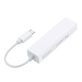 Miniatyrbild 3 av 3: Usb-c Lan Rj45 Nätverks Ethernet Adapter Kabel 3 Usb 2.0 Hub Port
