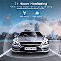 Miniatyrbillede 6 af 8: Dash Cam for og bag 1080P Full HD Dual Dash Camera i bilkamera instrumentbræt Dashcam til biler 170 vidvinkel med 3,0\" LCD-skærm nat vi