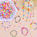 Miniatyrbillede 3 af 6: 2000+ stk. Latte lerperler i bulk, polymer lerperler til armbånd, heishi lerperler til armbånd, flade lerperler (6 mm). Latte