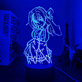 Miniatyrbillede 1 af 7: 3D LED Lampe Anime High School DxD Xenovia til Soveværelse Dekorativ Natlampe Fødselsdagsgave Akryl LED Natlys