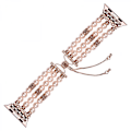 Miniatyrbild 3 av 6: Pärlarmband för Apple Watch Series SE 8 7 6 5 4 3 2 1, Justerbart Agat Pärla iWatch 38/40/41mm Smycken Armband