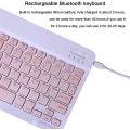 Pikkukuva 4 / 7: Ladattava Bluetooth-näppäimistö ja hiiri -yhdistelmä, ultraohut kannettava kompakti langaton hiiri-näppäimistö Android Windows -tabletille