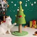 Miniatyrbild 5 av 6: Kattklösträd Tall Ceder Jul Kattträd för Vuxna Stora Katter Klösträd Söt Leksak Kattunge Kitty Sisal Klösträd