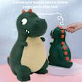 Miniatyrbild 4 av 5: Dinosaurie Spargris Söt Cartoon Pengar Spara Box Fall Motstånd Pengar Mynt Bank Skrivbord Dekoration Pojkar Flickor Present Green Small