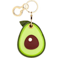 Miniatyrbillede 1 af 6: Læder nøgleringholder etui kompatibel med Apple AirTag, sød beskyttende Air Tag cover med nøglering, anti-scratch finder GPS tracker etui til Avocado