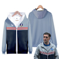 Pikkukuva 5 / 6: Ted Lasso 2. kauden jalkapallopaita Talvimuoti Miehet/Naiset AFC Richmond Cosplay Harajuku Cardigan pystykaulus vetoketjullinen takki 1 L