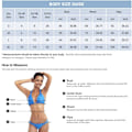 Miniatyrbillede 7 af 7: WJSM Dame Bandeau Bikini Sæt Binde Side Badetøj O Ring Cinched Stropløs Badedragt Halter Todelt Badedragt 446_purple Metalic M