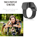 Miniatyrbilde 7 av 7: Oppladbar Bluetooth 5.1 Smart Ring Selfie Fjernkontroll for iPhone & Android Trådløs Fjernkontroll Selfie Lukker White