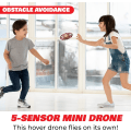 Miniatyrbild 2 av 5: Handstyrd drönare för barn eller vuxna - Hands Free Motion Sensor Mini Drone, Lätt inomhus liten UFO-leksak Flygande boll Drone Leksak för pojkar och flickor (röd)