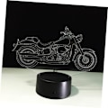 Miniatyrbilde 2 av 7: Motorsykler for 3D nattlys Fargeskiftende nattlys Gutter nattlys Bil nattlys LED motorsykkel lys 3D lampe