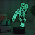 Miniatyrbilde 3 av 7: Widowmaker Fargerike LED-lys 3D nattlys USB bordlampe 7 farger berørings-/fjernkontroll 16 farger Mote hjemmedekorasjon Kreative barneggaver