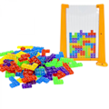 Miniatyrbild 4 av 4: Blockpussel Hjärngymnastik Leksak Tangram Pussel Intelligens Färgglada 3D Ryska Block Spel STEM Montessori Pedagogisk Present