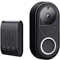 Miniatyrbild 1 av 6: Trådlös videodörrklocka smart med nattsyn, intelligent visuell rörelsedetektering dörrklocka, enkel att installera hem intercom dörr dörrklocka