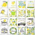 Miniatyrbild 5 av 6: JUSTUP Citron höst kuddfodral gult citrontryck kudde mjuk modern bondgård för sovrum soffa vardagsrum 18 x 18 tum (Citron 18)