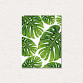 Miniatyrbild 6 av 7: Wekity Botaniska Väggkonst Tryck Set om 3 Tropiska Löv Canvas Dekor Växtblad Boho Väggdekor Bilder Gröna Boho Posters Konst Set Sovrumsdekor