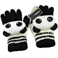 Miniatyrbillede 3 af 7: Søde Panda Vinter Uld Touchscreen Handsker til Kvinder Piger Vindtætte Strikkede Tekstning Handsker Vanter Gave til Jul
