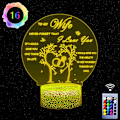 Miniatyrbild 2 av 7: Uruzuo Present till Fru, Mors Dag Presenter till Fru, 3D Nattlampa, Mors Dag Presenter till Fru, Fars Dag Presenter från Fru, Fars Dag Presenter