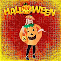 Pikkukuva 4 / 5: Halloween-kurpitsapuvut Vanhemman ja lapsen aktiviteetit Lasten kurpitsameikkiesityksen vaatteet - Aikuiset