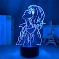 Miniatyrbilde 2 av 7: LED Illusions nattlys Juuzou Suzuya Figur Anime 3D Lampe USB/Batteridrevet 7 Farger Berøring/Fjernkontroll 16 Fargeendringer