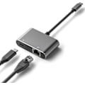 Miniatyrbild 2 av 7: ULANSeN USB C till RJ45 LAN Ethernet Gigabit Nätverksadapter med Chippset AX88179 med 100W PD Laddning för Windows/iOS/iPadOS/macOS/Linux