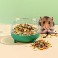 Miniatyrbild 3 av 4: Hamstermatskål Matare Liten Djur Vattenfat och Matningsskål Förhindra Tippning Flyttning för Hamster Gerbil Råtta Dvärghamster