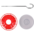 Miniatyrbild 3 av 6: WJSM Dam Ribbade O-Ring String Bikini Badkläder Cheeky Trosa Baddräkt Två Delar 1PC