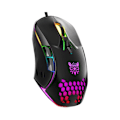 Miniatyrbilde 1 av 8: Spillmus, Trådløs PC-mus for nybegynnere med RGB-bakgrunnsbelysning og justerbar DPI, Ergonomisk kontormus for bærbare datamaskiner, Spillmus med 7 responsive knapper