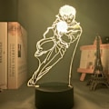 Miniatyrbilde 2 av 7: Yu Yu Hakusho Yusuke Urameshi LED nattlampe for soverom dekor gave fargerik nattlampe anime 3D lampe Yu Yu Hakusho