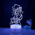 Miniatyrbillede 2 af 7: Anime Kill La Kill LED Natlampe til Soveværelsesindretning Lys Fødselsdagsgave Manga Kill La Kill 3D Bordlampe Akryl