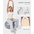 Miniatyrbillede 4 af 7: Taljetræner til kvinder Latex Talje Cincher Korset apricot XL