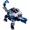 Miniatyrbillede 5 af 6: Transformerende Mech Robot Byggesæt, Mini Superhelteserie med Minifigurer, Cool Battle Titan Turtle Warrior (250 Dele)