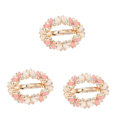 Miniatyrbilde 1 av 9: 3 stk. Fjærklips Brud Hårklips Hårnåler Hårpynt Smykker Krystall Fransk Klips Brudepike Hårklips Rhinestones Barrette Bryllup Hårklips