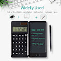 Miniatyrbillede 5 af 8: Lommeregner, Standardfunktion Desktop Lommeregner 12-cifret Lommeregner med 6,5 tommer LCD Skrivetablet, Sol og Batteri 161MM