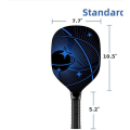 Miniatyrbild 3 av 3: Pickleball-paddel, Pickleball-racket, Lättviktsgrepp Bärbar med fodral Pickleball-racket för barn och vuxna
