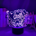 Miniatyrbillede 1 af 7: 3D LED Natlampe Genshin Impact Hu Tao Akryl LED Lampe Spil
