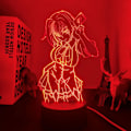 Miniatyrbillede 6 af 7: 3D LED Lampe Anime High School DxD Xenovia til Soveværelse Dekorativ Natlampe Fødselsdagsgave Akryl LED Natlys
