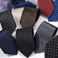 Miniatyrbilde 2 av 2: Herre Gingham Check Stripe Slips Mønster Forretningsformelle Designer Slips 3.15\", Hvit