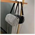 Miniatyrbillede 5 af 5: Rhinestone Aftenpung til Kvinder Krystal Crossbody Tasker Bling Clutch Håndtaske til Bryllup Prom Fest