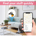 Miniatyrbillede 5 af 6: Læder nøgleringholder etui kompatibel med Apple AirTag, sødt beskyttende Air Tag cover med nøglering, anti-scratch finder GPS tracker etui til Lemon b