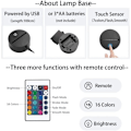 Miniatyrbillede 6 af 7: 3D LED Natlampe Genshin Impact Hu Tao Akryl LED Lampe Spil