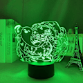 Miniatyrbillede 2 af 7: 3D LED Natlampe Genshin Impact Hu Tao Akryl LED Lampe Spil