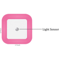 Miniatyrbilde 4 av 6: [ Pakke med 4 ] Rød nattlys, Plug in LED vegglampe med skumring til daggry sensor, Auto PÅ/AV - Perfekt for soverom, barn og barnerom