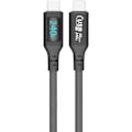 Miniatyrbilde 1 av 8: USB C til USB C-kabel 5A PD240W LED-skjermkabel Hurtiglading Type C-telefonladerkabel 40 Gbps datakabel Hurtiglading 1M