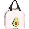 Miniatyrbillede 3 af 6: Avocado Girl Frokostboks Rejsetaske Picnic Tasker Isoleret Holdbar Indkøbspose Genanvendelige Vandtætte Tasker Til Mand Kvinde Avocado Girl One Size