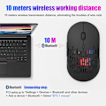 Miniatyrbilde 3 av 3: 2.4GHz 1600DPI 3-posisjons justerbar 6-knapps utskjærings Bluetooth trådløs mus for Mac MacBook Pro iPad MacBook Air bærbar PC Chromebook Windows HP DELL P